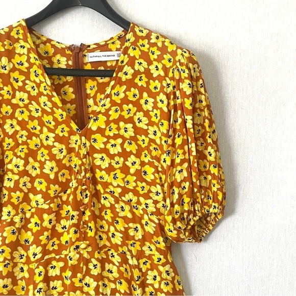 Faithfull The Brand Ilia Floral Mini Dress - Picture 6 of 14